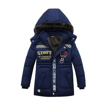 

2018 New Children's warm coat fashion cotton boy winter coat childen winter jacket Warm lining Kids baby thick cotton down