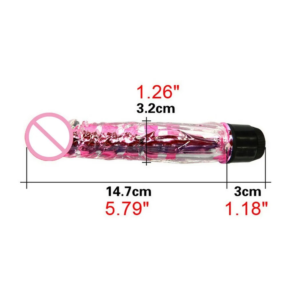 Multi- Speed Dildo Vibrator Cilt Vibrators (5)