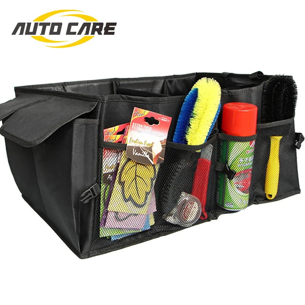 AutoCare Автомобильный багажник сумка для хранения вместительный Органайзер