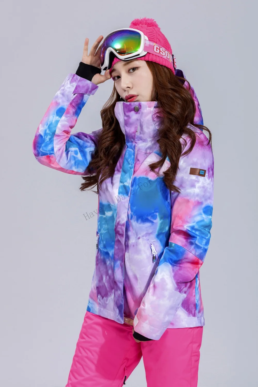 2019 GSOU SNOW Women Ski Jacket Snowboard Thermal Jacket Waterproof