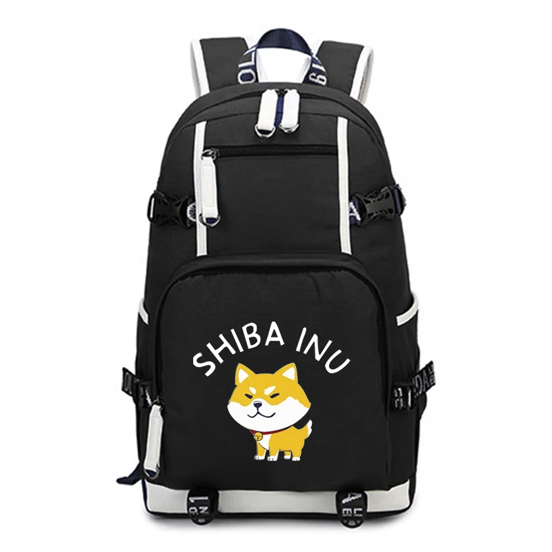 

Shiba Inu Funny Backpack for Teens Boys Girls School Bag Satchel Rucksack Children woman man Travel Bag Large Capacity Backpack