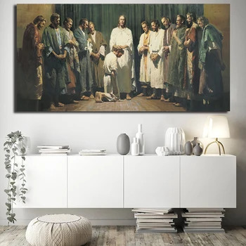 

Christ Ordaining The Twelve Apostles Canvas Prints Picture Modular Paintings For Living Room Poster On The Wall Home Decoration