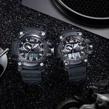 Xiaomi Mijia TwentySeventeen 50 м водонепроницаемые цифровые часы спортивные часы для улицы светящиеся часы с будильником армейские военные часы Relogio
