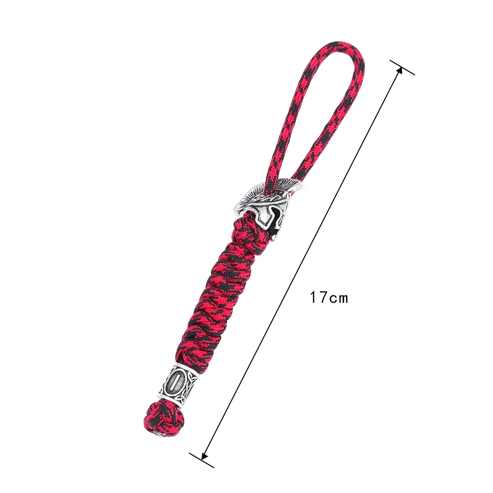 Спарта индивидуальный Паракорд шнурок/брелок с ножом шарик шнурок для ключей веревка аксессуары ювелирные изделия