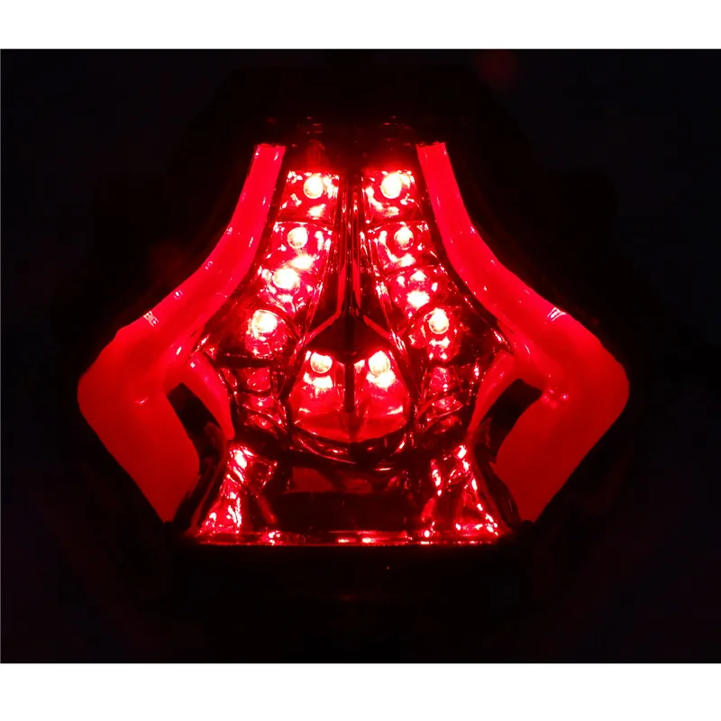  waase Rear Tail Light Brake Turn Signals Integrated LED Light For Yamaha EXCITER150 GP / SNIPER150  - 32853546816