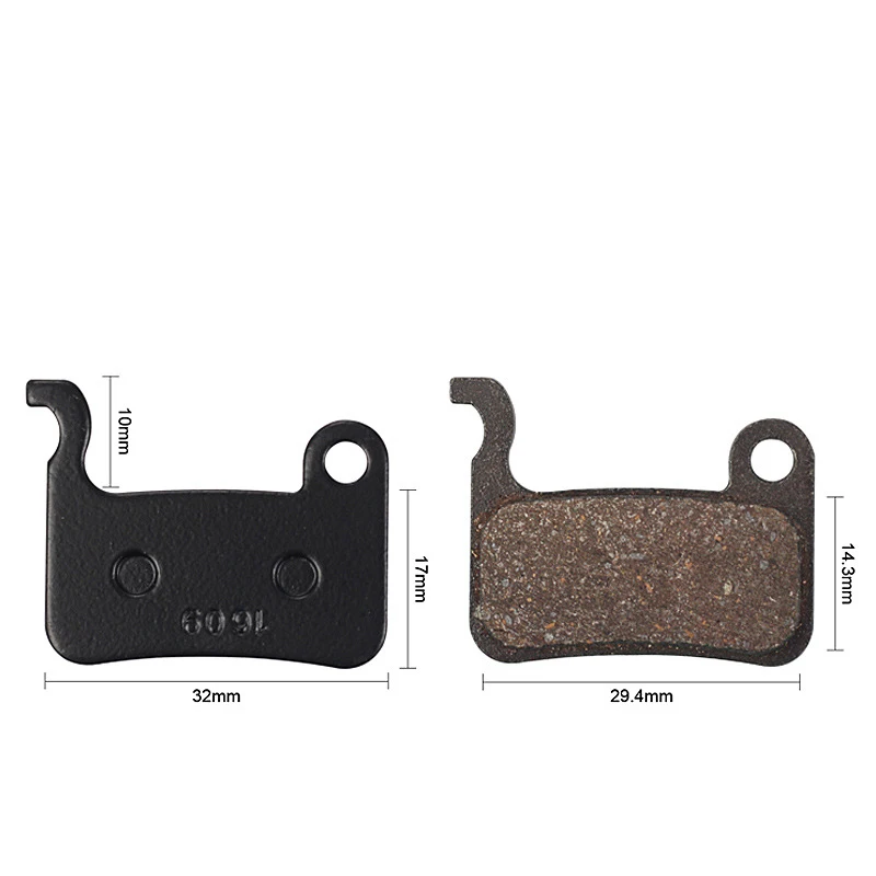 2 Paires Plaquettes Frein Vélo Résine - Compatibles Shimano XT M615/M666/etc., Pour VTT, Freinage Silencieux
