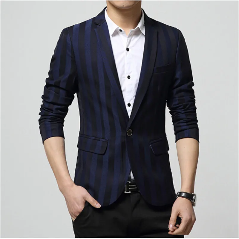 Casual Blazautumn Fashion 2016 Unique Mens Blazer Casual Slim Fit