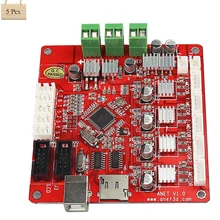 5Pcs Anet 3D Printer Control Motherboard for Anet V1.0 Printer Control Reprap Mendel Prusa