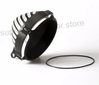 

5.75'' Motorcycle edge cut Headlight Cover W/ Bottom Mount For Harley sportster dyna softail Configuration CNC Machined