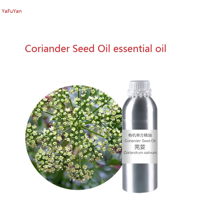 Cosmetics Coriander Seed Oil essential base oil, organic cold pressed plant oil