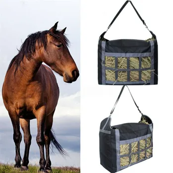 

1pc Horses Forage bag Hay bag sacks Grass net & Horse Riding Slow Feed Mesh Net Horse Care Equipment Stable supplies