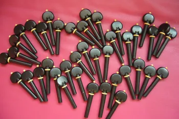 

100 pieces Violin strings button ebony violin parts , violin pegs
