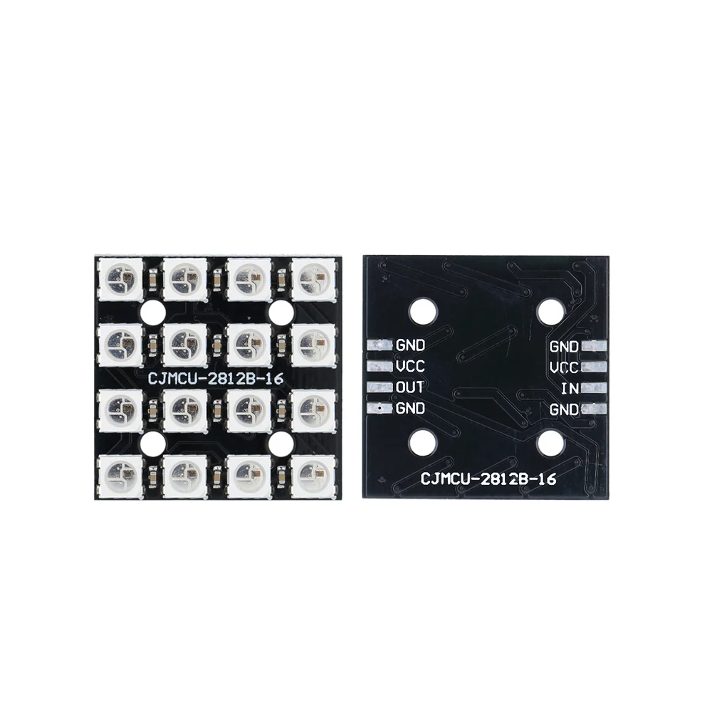 16 бит 4*4 WS2812B 5050 RGB светодиодные Встроенные полноцветные световые приборы для