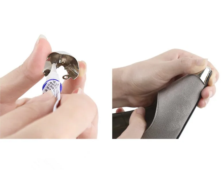 10 PCS/lot Pointed Shoes Protection Shoes Repair Broken Tip Set Of Hollow Out Grain Metal Head Cover Repair Parts