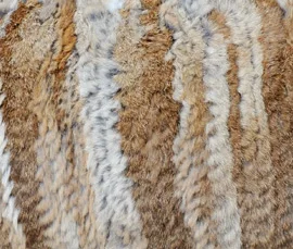 natural brown CX-D-79, вязаная наволочка для дивана с кроличьим мехом, Прямая - Цвет: natural brown