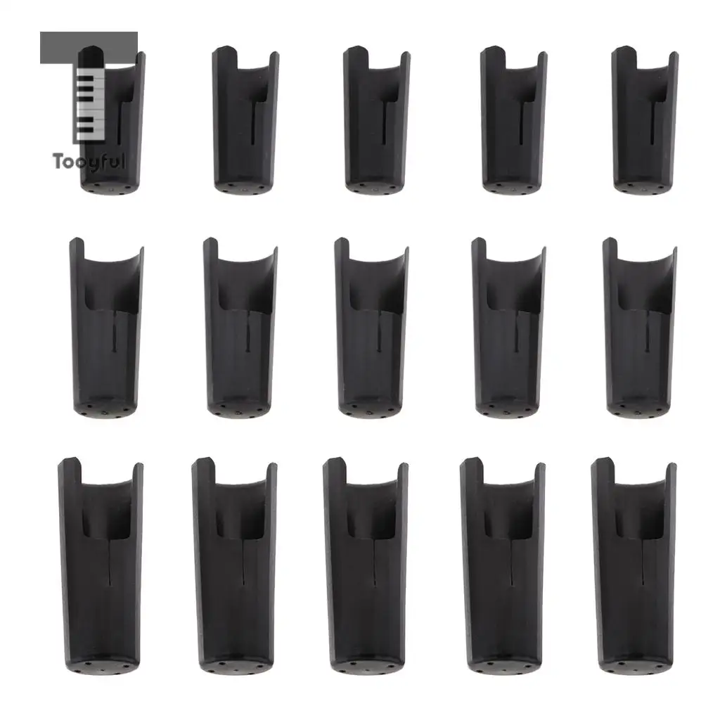 5Pcs Plastic Saxophone Mouthpiece Cap Sax Protect Cap for Woodwind Instrument Novice Professional Sax Replacement Accessories