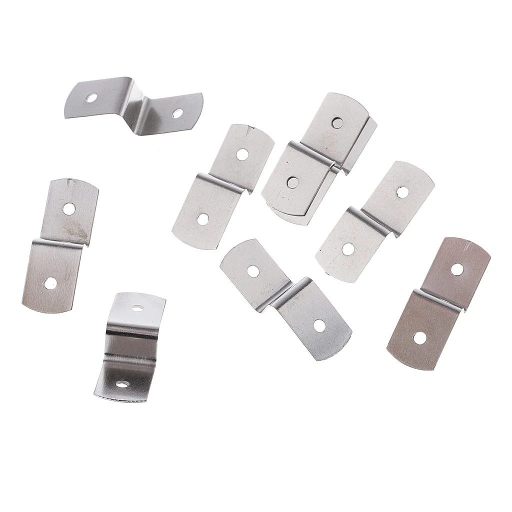 100 Piece Meal Offset Mounting Canvas Z Clips for Photo Picture Framing Findings