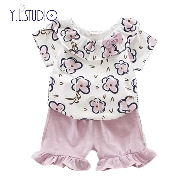 Newborn Baby Suit 2 Pecs Sets Tops Pants Girl Clothes Infant Toddler ...