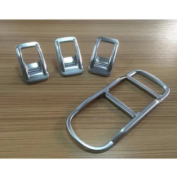 

New 4pcs ABS Chrome Interior Door Window Switch Panel Cover Trim for Land Rover FREELANDER 2 LR2 2008-2015