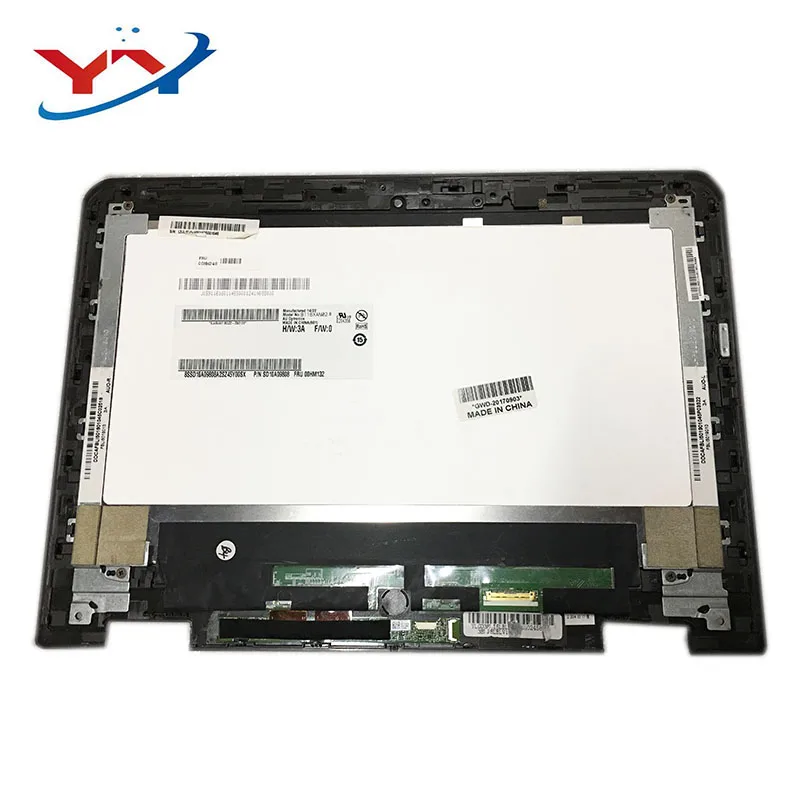 5 PCS For Lenovo Yoga 11e Chromebook LED Touch Screen Digitizer Glass Assembly with Frame