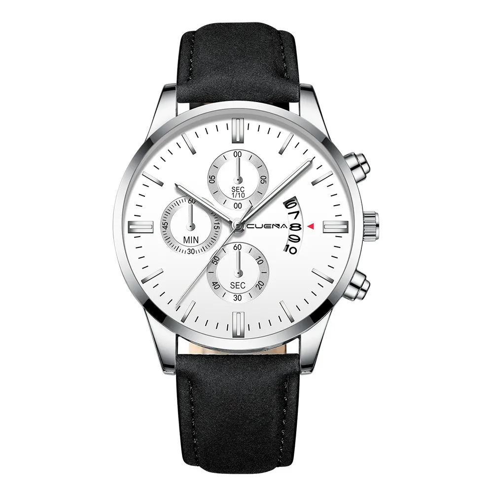 Man Crystal Stainless Steel Sport Analog Quartz Wrist Watch Top Brand Luxury Mens Business Sport Watch relogio masculino USPS -