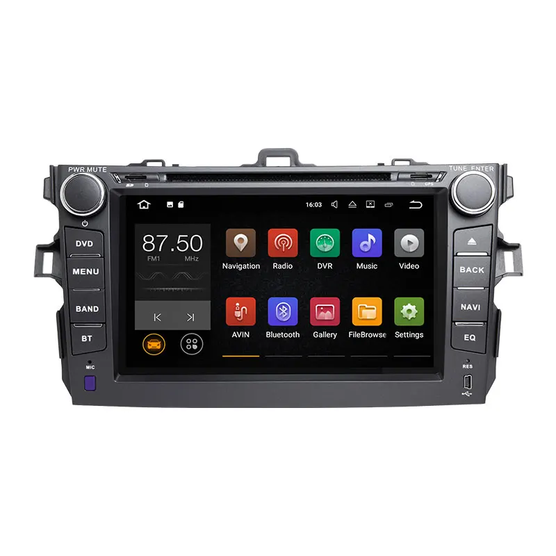 

Xonrich Car Multimedia Player 2 Din Android 8.1 GPS For Toyota Corolla 2007 2008 2009 2010 2011 AutoRadio Stereo Navigation Wifi