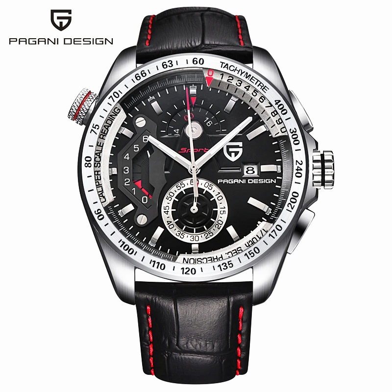 Original Brand PAGANI DESIGN Sport Watches Men All Black Full Stainless Steel Quartz Watch Clocks Relogio Masculino/CX-2492C