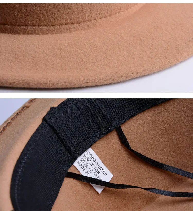 vintage wide brim black fedora hat pork pie hat fedora men ladies felt hats men women black hat women mens hats fedoras (15)