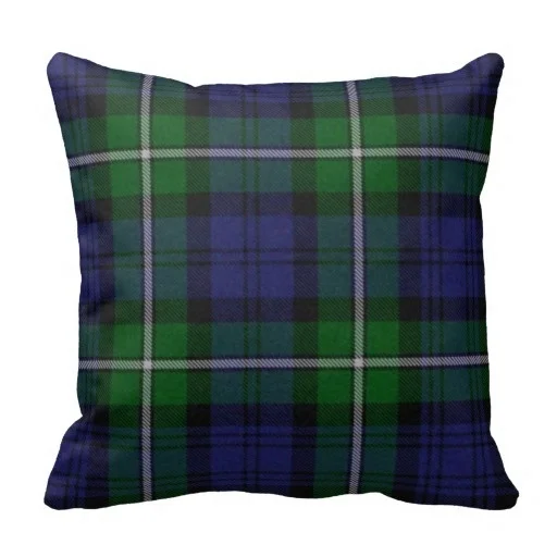 Fit Traditional Forbes font b Tartan b font Plaid Pillow Case Size 45x45cm Free Shipping