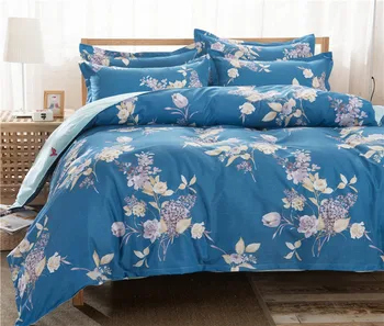 

UNIKEA 2016 New Bedding Sets Fried chicken French fries style Reactive Printing Bed Sheet Quilt Cover pillowcase King Queen Full