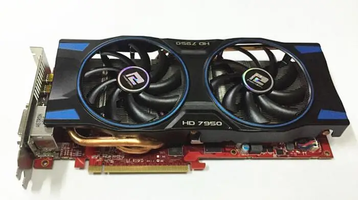 Used original for PowerColor HD 7950 3G DDR5 384BIT Gaming Graphics card PCI-E 3.0