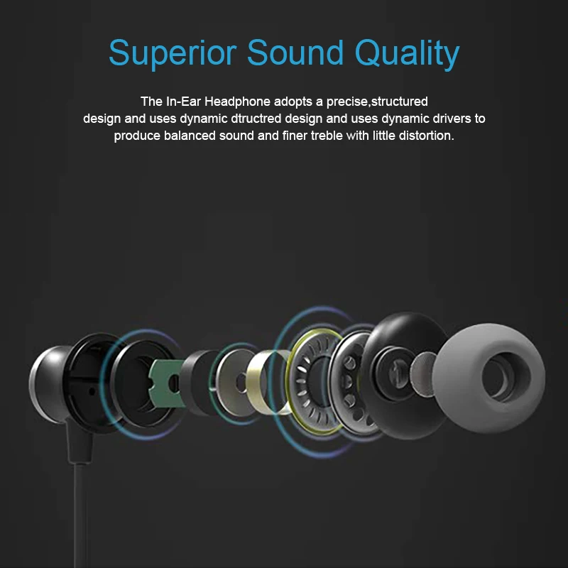 Mpow Active Noise Cancelling Sport Headphones Hi-Fi Stereo Magnetic Neckband Headset Bluetooth V4.2 Waterproof Earbuds with Mic (4)