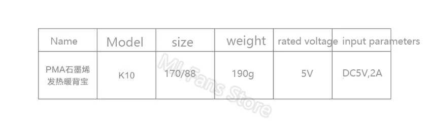 Xiaomi mijia PMA graphene heating warm back treasure slimming Vest Soft plus velvet ladies warm clothes far infrared heating