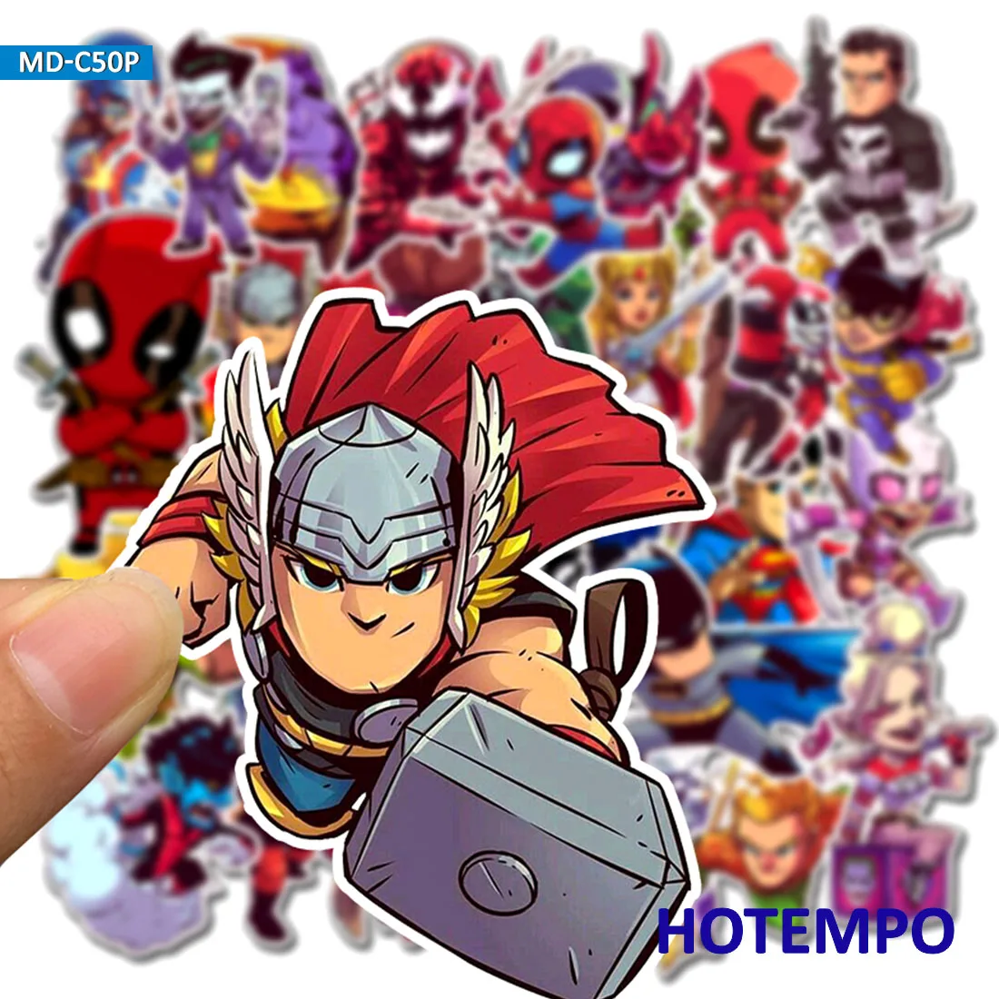 50pcs Cute Super Hero Cartoon Stickers for Mobile Phone Laptop Luggage Suitcase Skateboard Bike PVC Waterproof Decal Stickers 50pcs Cute Super Hero Cartoon Stickers for Mobile Phone Laptop Luggage Suitcase Skateboard Bike PVC Waterproof Decal Stickers