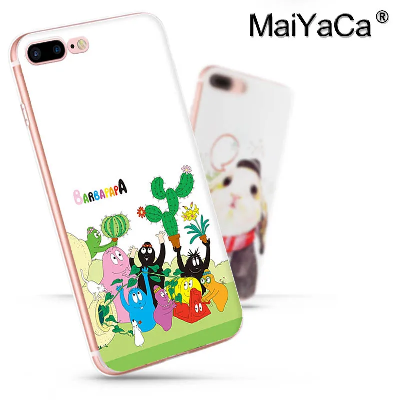 MaiYaCa милый мультфильм Barbapapa модный Забавный динамический чехол для телефона iphone 11 pro 8 7 66S Plus X 10 5s SE XS XR XS MAX Coque Shell