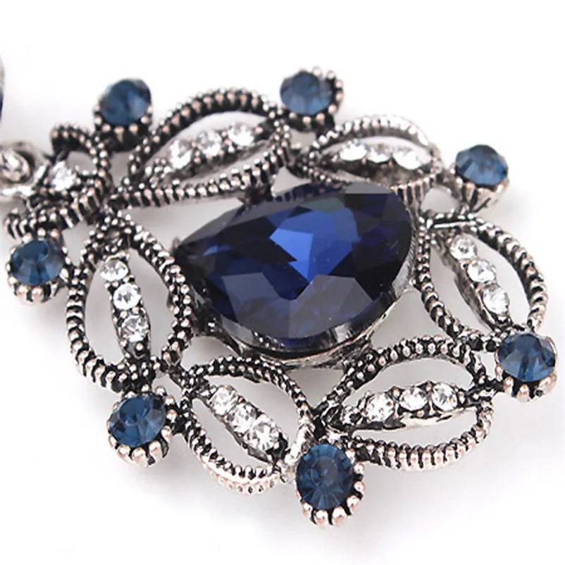 Trendry Earrings for Women Fashion Women Elegant Crystal Rhinestone Ear Stud Dangle Earrings Jewelry for gift Brincos J05#N (3)