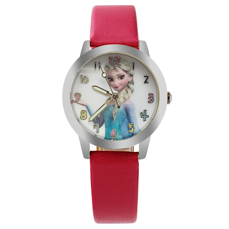 

Fashion Brand Cute Kids Quartz Watch Children Girls Leather Bracelet Cartoon Wrist Watch Wristwatch Clock Montre Regarder Hot