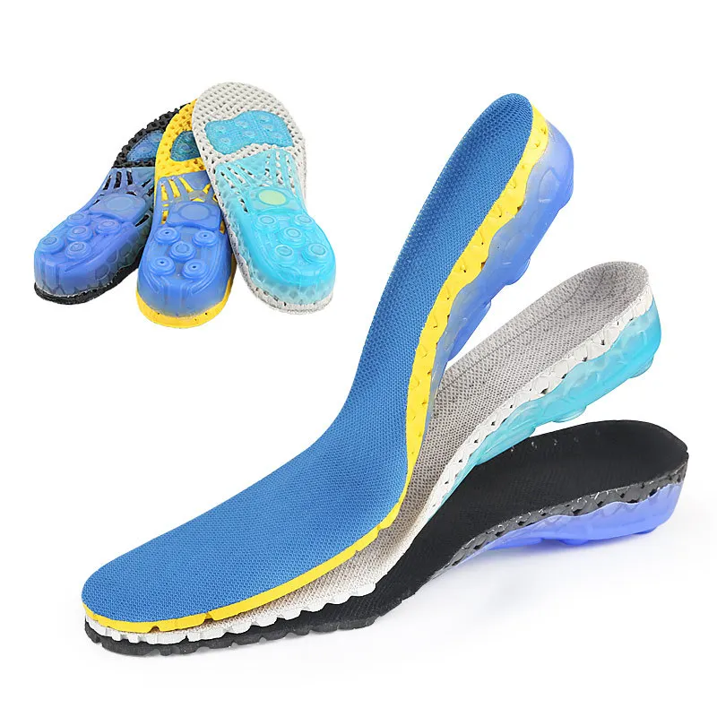 

Silicone Gel Sports Insoles Pads For Shoes Soles Flat Foot Arch Support Corrector High Impact Spring Cushion Orthopedic Insoles