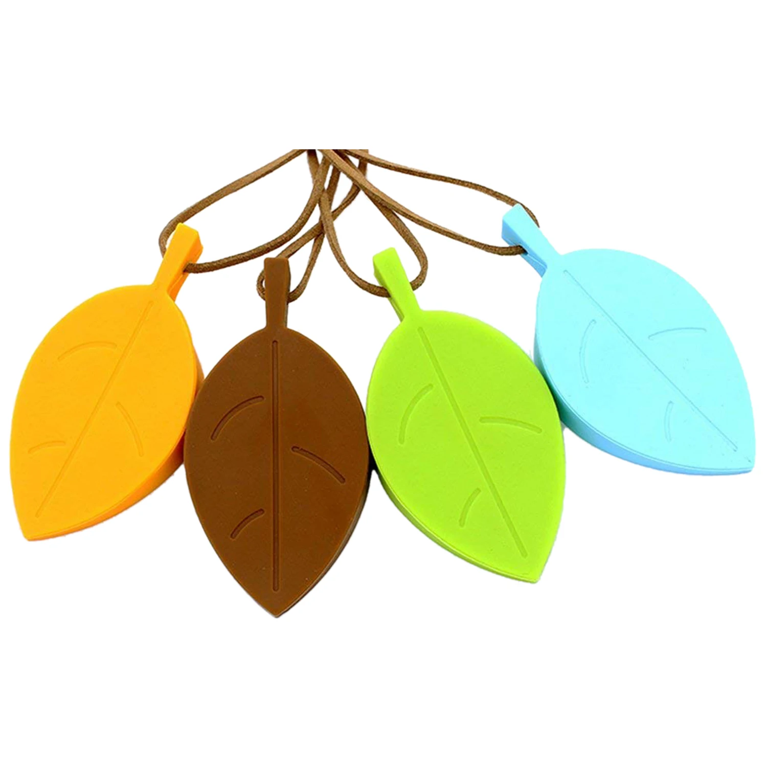 

4 Pack Creative Door Stopper Wedge Finger Protector Premium Cute Colorful Leaf Style Anti-collision Barrier Door Stopper