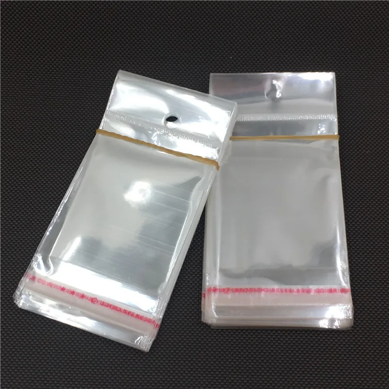 

500 Pcs/Lot Resealable Cellophane OPP Poly Bags Self Adhesive Plastic Bag Self Adhesive Seal Bag Clear Resealable Cellophane