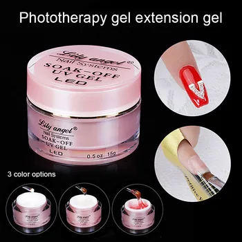 

High Quality Soak-off Poly Gel Nails Builder Extension UV LED Gel Nail Building Tool