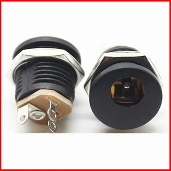 

200pcs DC-022 5.5*2.1 Round Female DC Power Jack DC Power Interface Outlet Jack with Screw High Quality