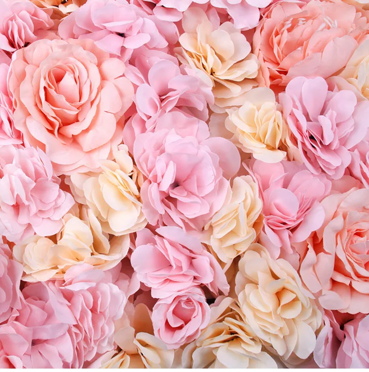 QIFU 40X60 см Искусственный Шелковый цветок розы прополка декор для свадеб гирлянда настенный стол Декор вечерние свадебные Декор День святого Валентина