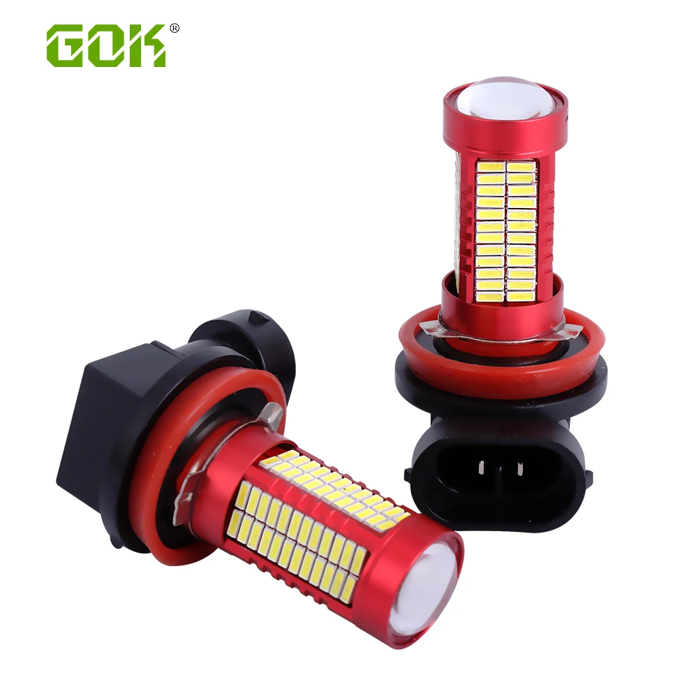 

2pcs H7 H4 9006 H8 H11 LED Light h11 106smd 4014 led Fog Light Driving DRL High Power led Source Car Auto Light Car Truck Led