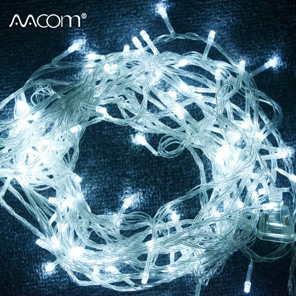 10 m 100 LED de Navidad luces de la secuencia del RGB LED guirnalda árbol de Navidad Luz de hadas Luce hogar al aire libre de interior decoración de Navidad 10 m 100 LED de Navidad luces de la secuencia del RGB LED guirnalda árbol de Navidad Luz de hadas Luce hogar al aire libre de interior decoración de Navidad