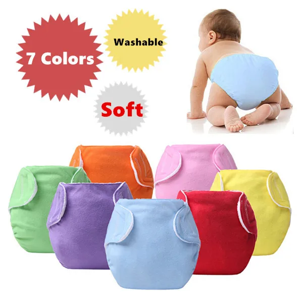 Reusable Washable Baby Infant Cloth Diaper Kids Nappy Cover Adjustable DiapersLH