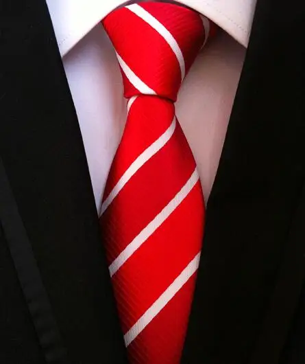 Модные галстуки классические мужские полосатые желтые темно-синие свадебные галстуки жаккардовые плетёные шелковые мужские Одноцветный галстук галстуки в горошек - Цвет: LUC-53