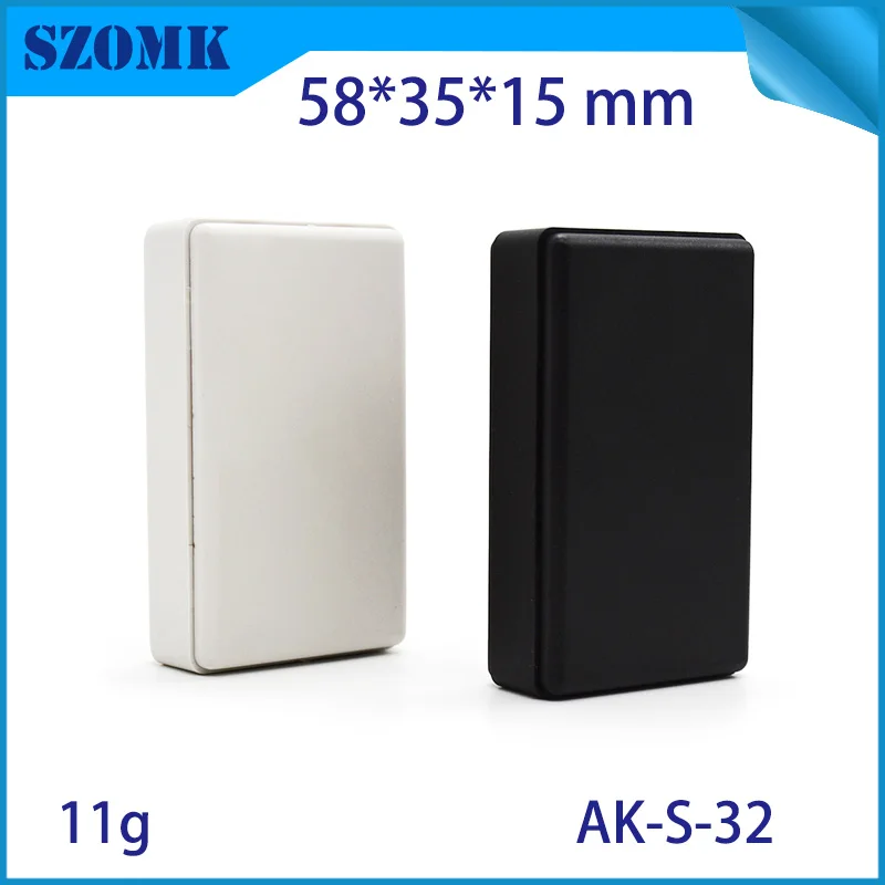 

High quality plastic small enclosures abs junction box 58 *35 *15 mm diy pcb board case circuit housing szomk project case box