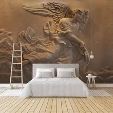 Beibehang пользовательские обои 3D Фото Фреска Европейский 3D рельеф рисунок мифический Ангел фон обои живопись Papel де parede