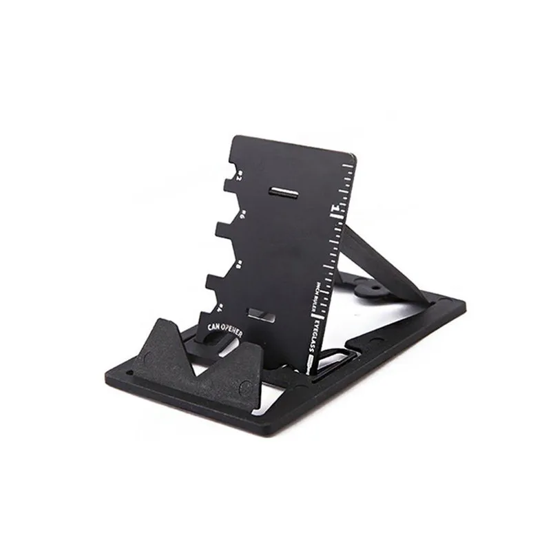 3 In 1 EDC Mini Card Knife Bottle Opener Multifunctional Folding Phone Bracket Bottle Opener Tool Kits Beer Opener 20JY1603